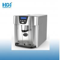 China Home Table Top Stainless Steel Ice Maker With Water Dispenser factory
