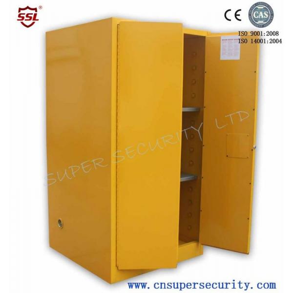 Quality Vertical Drum Hazardous Flammable Storage Cabinet Fully Welded , 60 Gallon for sale