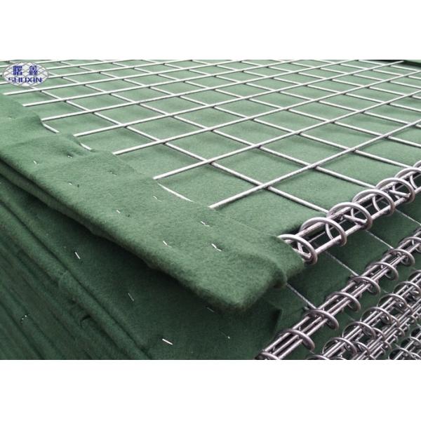 Quality Temporary High Security Military Hesco Bastion Barrier , Mesh Size 80*80mm for sale