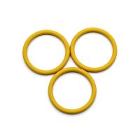 Quality Yellow Silicone Sealing Rings FKM NBR Rubber O Ring Compression Moulded for sale