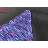 China Yarn Dyed Weft Knitted Fabric 95% Polyester 5% Spandex Air Layer Scuba Fabric factory