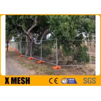 China Welded Galvanized Metal Mesh Fencing , Portable Outdoor Fence 2.4 X 2.1 Metres factory