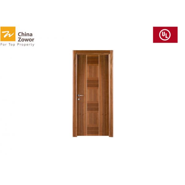 Quality UL 1.5 Hour Fire Rated Double Swing Fire Safety Door With Vision Lite & Panic Bar for sale