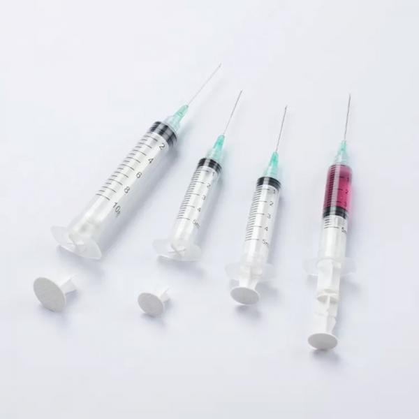 Quality Disposable 10ml Sterile Syringe Luer Lock 10ml Safety Syringes Auto Destruct for sale