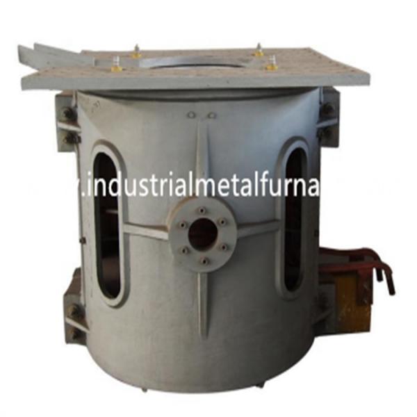 Quality 300kg 1150 Degree Industrial Induction Furnace For Copper Melting Aluminum Shell for sale