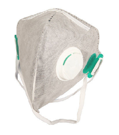 Quality Activated Carbon FFP2 Respirator Mask 4 Layer Gray Color Non Stimulating for sale