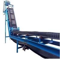Quality Corrugated Coal Mine Conveyor Belt Systems DJ Large Angle Energy Saving Side for sale