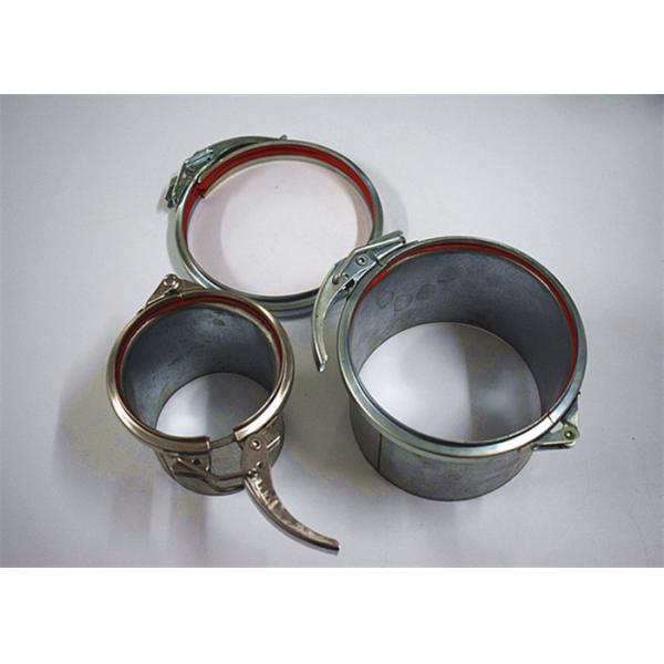 Quality High Anti Rust Industrial Quick Release Clamps , Inner Rubber Ring Pipe Quick for sale
