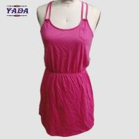 China Ladies vest tops camisole dirndl dresses women korean fashion summer long ladies sexy dress for sale factory