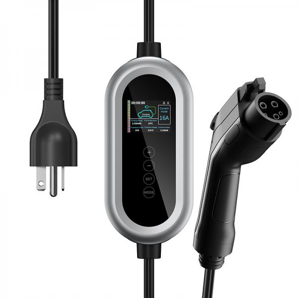 Quality 32A Portable EV Charger Electric Car SAE J1772 Type 1 Fast Charging Station for sale