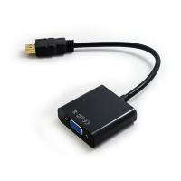 China Audio Video Cable Hdmi To VGA Adapter Black 1080P VGA To HDMI Converter factory
