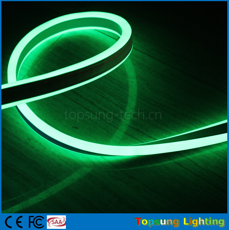China new China products 110v green bi-side led neon flex strip IP67 for outdoor factory