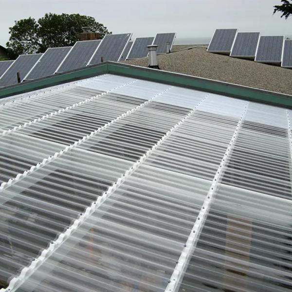 Quality 2.8-20mm Translucent Roof Sheet Fiber Resin Glazed PVC Clear Corrugated Roof for sale