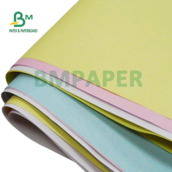 Quality 55gsm Multi Colors Carbonless Copy Paper For Courier Waybill Clear Image for sale