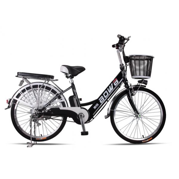 Quality 48V Womens Hybrid City Lithium Bicycle , Electric Assisted Bicycle With Electric Motor for sale