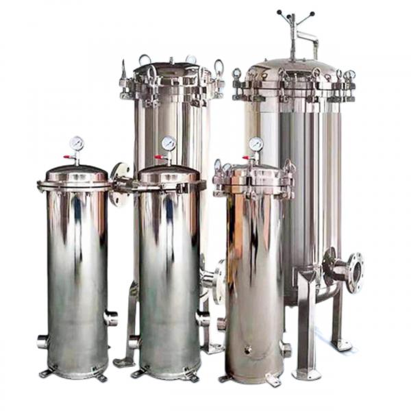 Quality Durable 316 Stainless Steel Multi Cartridge Filter Housing For Industry for sale