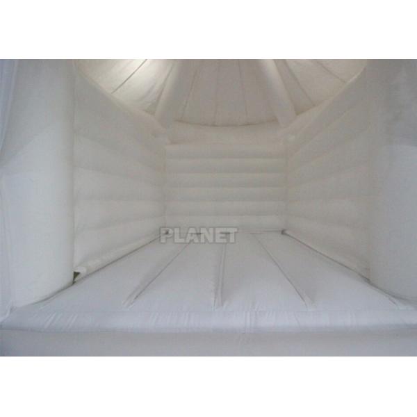 Quality 5M Inflatable Commercial White Jumping Bounce House For Rental for sale