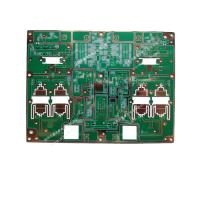 China Multilayer Rogers PCB WR-15 Gain Horn Antenna 10 Layer HF Immersion Gold PCB factory