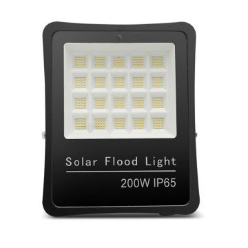 Quality IP65 200W Solar LED Flood Lights With 32650 Lithium Battery for sale