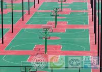 China Dark Red Color SPU Sport Court Surface For Tennis Field With 670 Square Meters factory