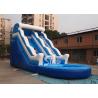 China 18' wave commercial kids inflatable water slide with EN14960 certified for summer parties factory