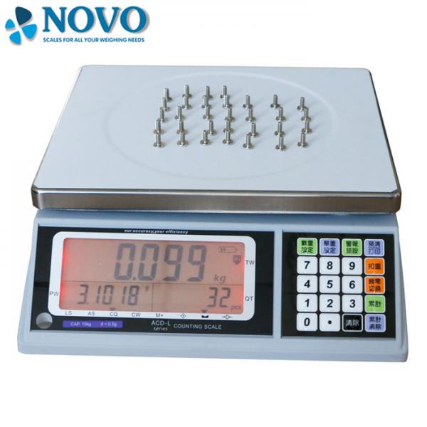 Quality RS232 Interface Digital Counting Scale with stainless steel pan for sale