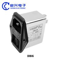 China DBI6 EMI Filter AC Power Line Noise Filter 6A With IEC Socket factory