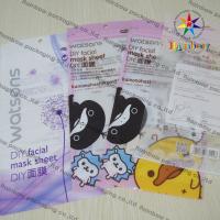 China DIY Facial Mask Sheet Of Cosmetic Plastic Bag With k factory