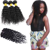 Quality Natural Malaysian Virgin Hair Extensions / Malaysian Curly Hair With Silk Base Closure for sale