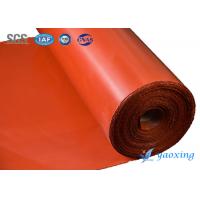 Quality Aging Resistant Silicone Coated Fiberglass Fabric Two Sides Silicone Rubber for sale