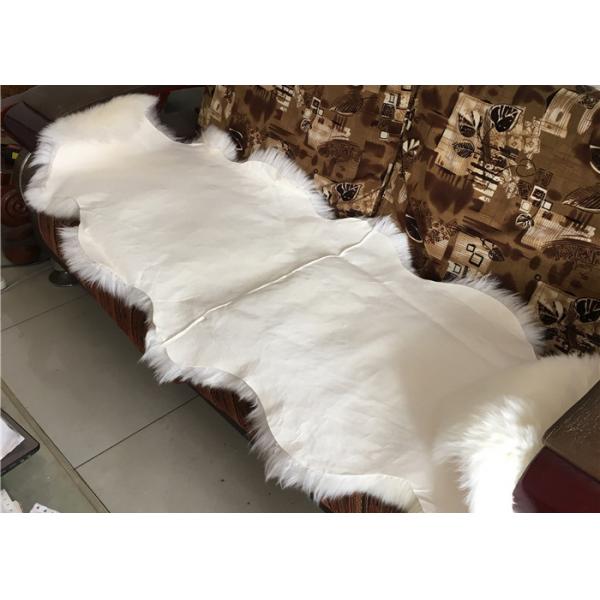 Quality Real Sheepskin Rug Large Merino Sheepskin Natural Long Wool Runners for Home for sale