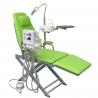China Portable Folding Dental Chair With Turbine Unit Led Surgical Light Lamp factory