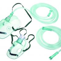 Quality Medium 2m Tube Respirator Face Mask Pediatric PVC Transparent Oxygen Mask for sale