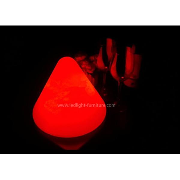Quality Battery Powered LED Decorative Table Lamps , RGB Cone Shaped Baby Night Light for sale