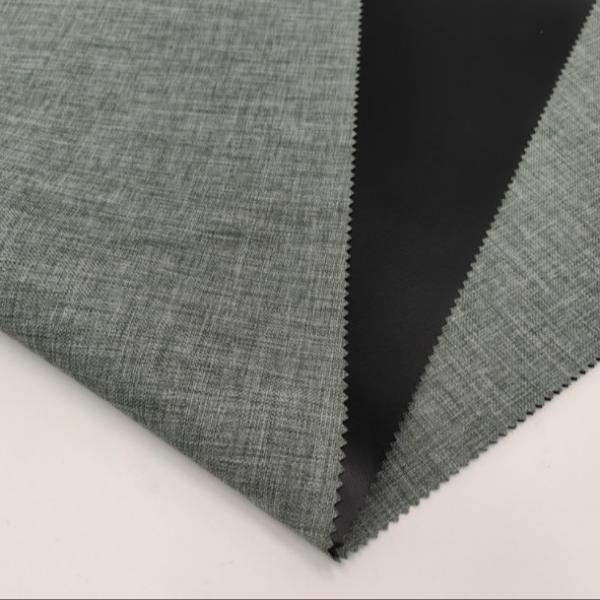 Quality Grey 600D Cation Fabric With Color Card Compatibility For Bags Making for sale