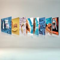 China Free Standing Seg Photo Fabric Picture Frames Display For Exhibition Shopping Mall factory