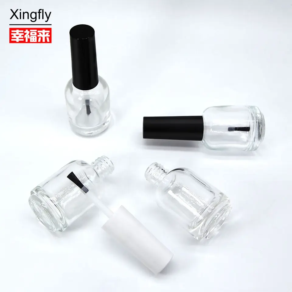 Quality Screen Printing Cosmetic Nail Polish Bottle Container 10ml  REACH Certification for sale