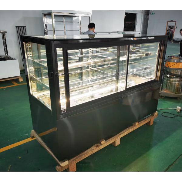 Quality Customized 2-8 degree Cake Freezer Display Dessert Display Chiller With 4 Doors for sale