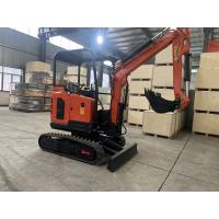 China Casting Iron Steel Mini Excavator Machine For Widely Turning / Digging Depth Of 1600mm factory