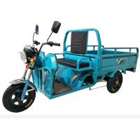 Quality Blue Three Wheel Cargo Motorcycle / Chinese Cargo Trike 800W Power 60V for sale