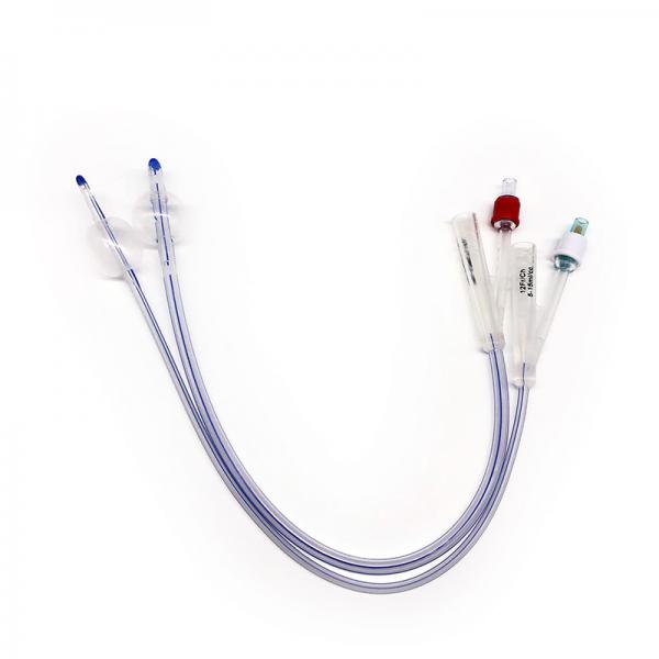 Quality Odorless Nontoxic All Silicone Catheter , Multifunctional Silicone Urine Tube for sale