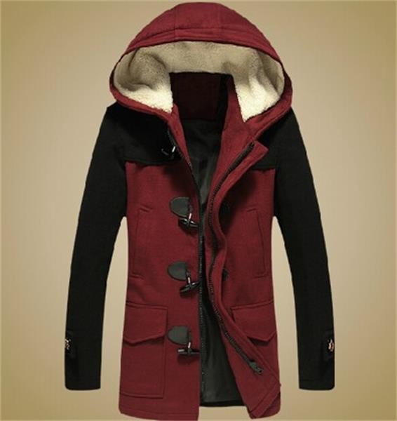 China Fleece Fabric Men Winter Hooded Anorak Jacket Breathable Anti Wrinkle factory