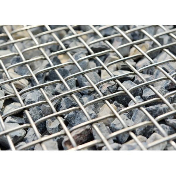 Quality Stable Performance Flat Top Screen Stainless Steel Crimped Wire Mesh for sale