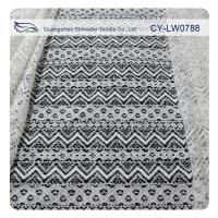 China Jacquard Nylon Cotton Corded Lace Fabric For Garment Material SGS BV ITS CY-LW0788 factory