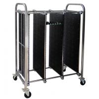 China Handle Adjustable ESD PCB SMT Storage Trolley Eletronic Antistatic Reel Storage Cart for sale
