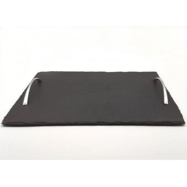 Quality 40cm x 30cm Stone Serving Tray , Rectangular Serving Tray With Handles for sale