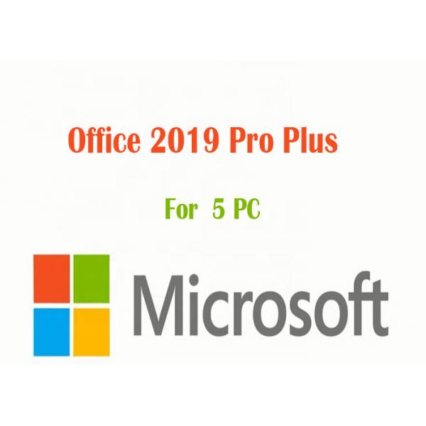 Quality 100% Activation Office 2019 License Key Multi Language 5 Users Product  Professional for sale