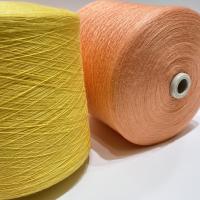 China High Elastic Core Spun Linen Viscose Blend Yarn 50%Viscose 29%PBT 21% Nylon 48nm/2 28s/2 factory