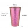 China Colorful Single Wall Titanium Beer Cup Outdoor Coffee Mugs 480ml Capacity factory