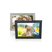 China Tabletop 10.1 inch Lcd Electronic Digital Picture Frame With Calendar Clock For Christmas Gift factory
